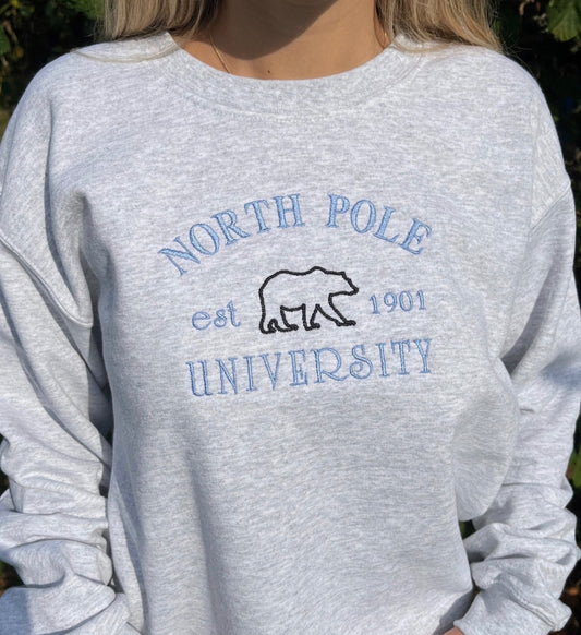 ''North Pole University'' Crewneck